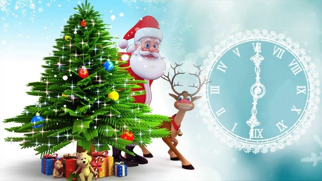 С Новым Годом Фон для видеомонтажа HD Video Background смотреть онлайн