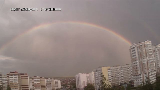 первая радуга в 2017году 24.05.2017 г.