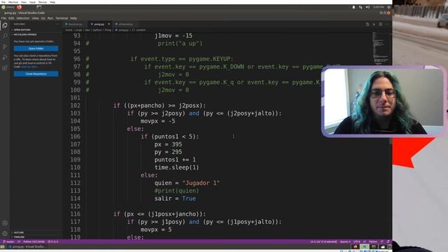 PROGRAMANDO un video juego de ARKANOID/BREAKOUT en vivo en PYTHON смотреть онлайн