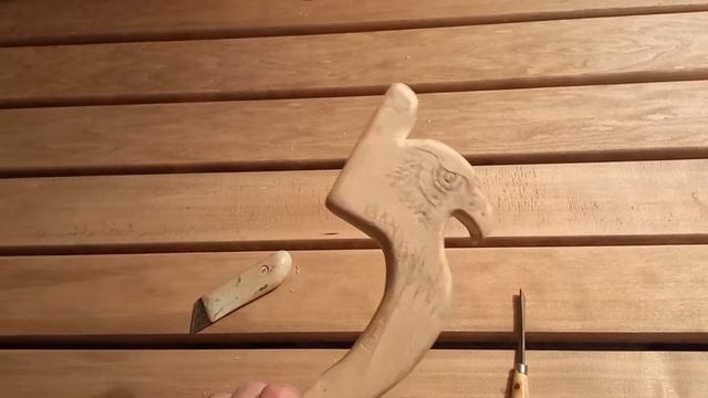 Резная Ручка на Дверь из обрезка доски 40х150 смотреть онлайн