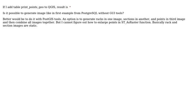 GIS: PostGIS create points image смотреть онлайн