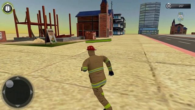 NY City FireFighter 2019 - Fire Truck Driver Rescues 3D #2 - Android Gameplay смотреть онлайн