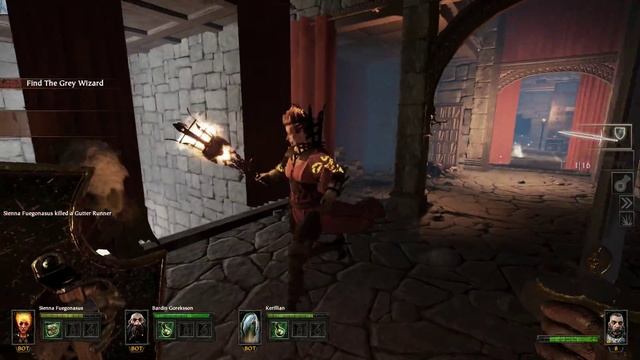 Warhammer: End Times - Vermintide. Первое прохождение Wizard's tower - Башня мага. смотреть онлайн