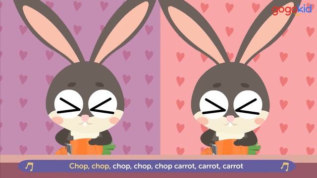 Chop Veggies （2019）| Kids Songs | Nursery Rhymes | Gogokid ILab | Songs For Children