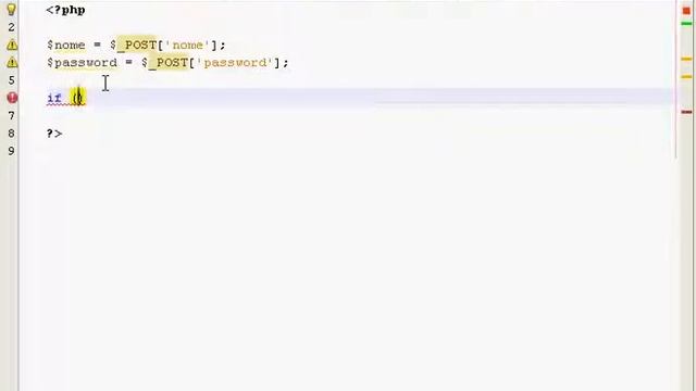 Login simples em php смотреть онлайн