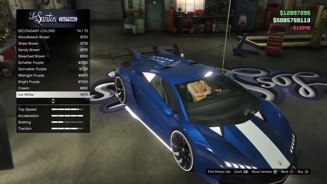GTA5 ONLINE - Customising Cars Pegassi Vacca, Zentorno and ETR1 смотреть онлайн