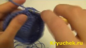 Детская шапка-шлем крючком