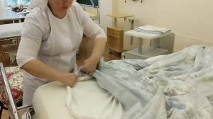 Застилание постели для тяжелобольного пациента