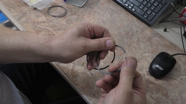 Поршневые кольца на культиватор, мотоблок, мотопомпу, генератор, виброплиту, посылка с Али-экспресс смотреть онлайн