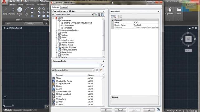 AutoCAD 2017 Tutorial for Customize User Interface Editor-2 |AutoCAD 2017 Tutorial | AutoCAD 2017 смотреть онлайн