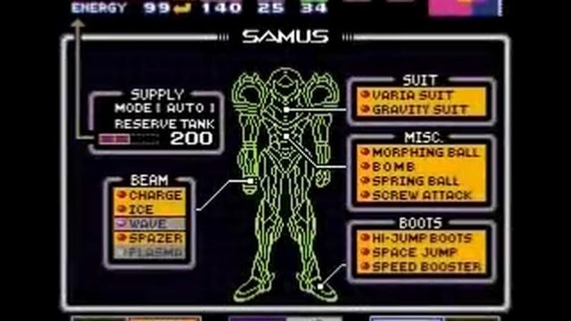 Super Metroid Easter Eggs - Beam Combo Tricks смотреть онлайн