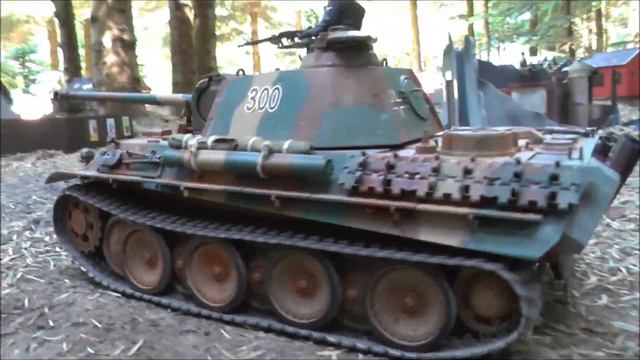 RC Tank Battle - Heavy RC tanks from Panzer Club Denmark смотреть онлайн