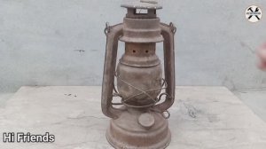 Реставрация Ржавой Масляной лампы - Реставрация Фонаря - Идеальная реставрация