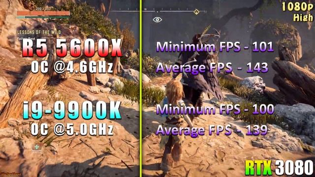 Ryzen 5 5600X OC @4.6GHz vs Core i9 9900K OC @5.0GHz | PC Gaming Tested смотреть онлайн