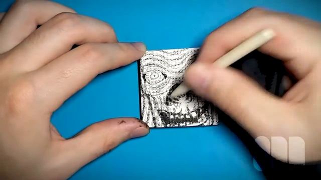 The Crypt Keeper (Tales from the Crypt) Charcoal Sketch Timelapse смотреть онлайн