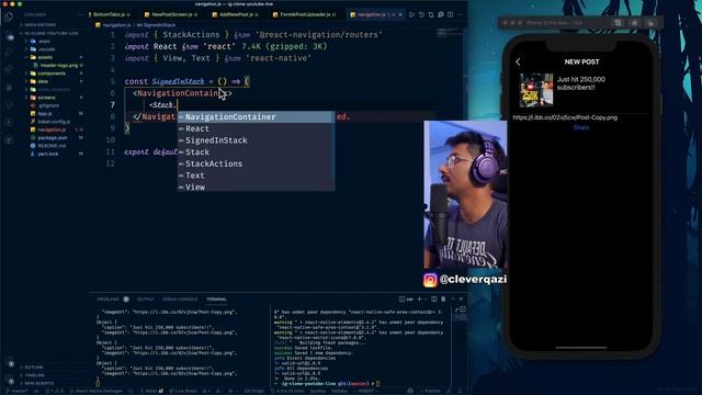 Build Instagram Clone with React Native for Beginners (Firebase + Formik + Yup) смотреть онлайн