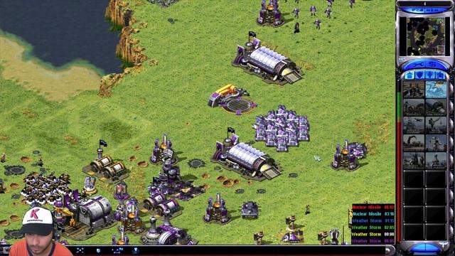 LONG BATTLE in Mayflower map Command & Conquer Red Alert 2 Yuri's Revenge online multiplayer CnCNet смотреть онлайн