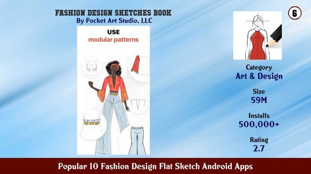 Popular 10 Fashion Design Flat Sketch Android Apps смотреть онлайн