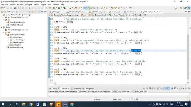 Java Tutorial for Beginners | #04 IN HINDI? 2023 Unary Operator #JAVA #java turorial #chatgpt смотреть онлайн
