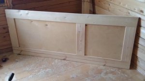 Межкомнатная дверь из половой доски своими руками