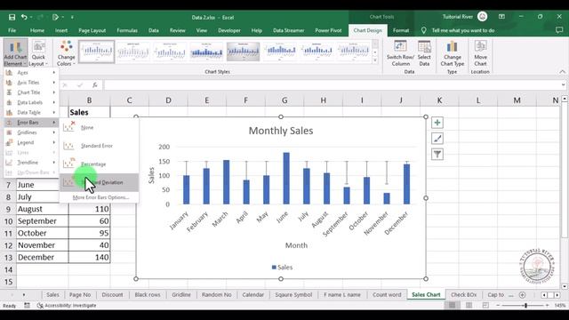 How to add Error bars in excel 2023 | Add, change, or remove error bars Excel смотреть онлайн