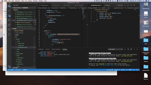 The Watson ESPN Fantasy Football Interactive Experience - React SASS (Part 4) смотреть онлайн