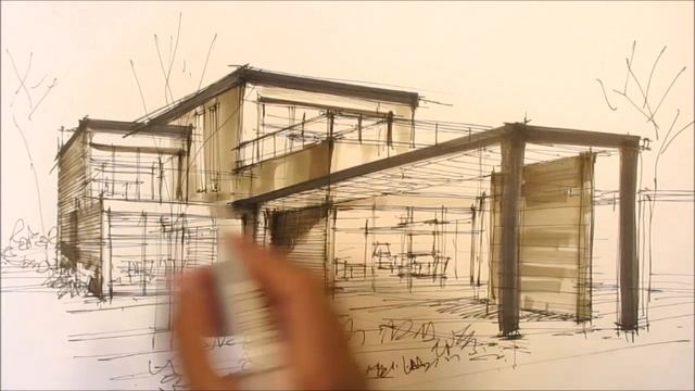 architectural sketching house I смотреть онлайн