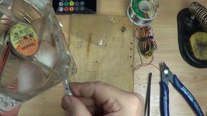 ОЧEНЬ ПРОСТО !! Моддинг кулера )Подключение светодиодной RGB ленты с пультом ДУ на 20 кнопок.