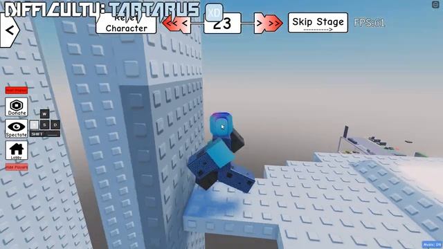 Fresh' Wallhop Per Difficulty Chart Obby 2 [All Stages 1-34] (ROBLOX Obby) смотреть онлайн