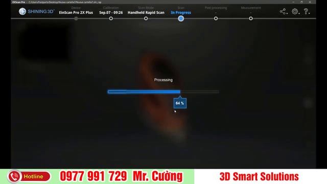 Máy scan 3d cầm tay || Máy quét 3d Einscan Pro 2X || Cường 3D 0977 991 729 смотреть онлайн