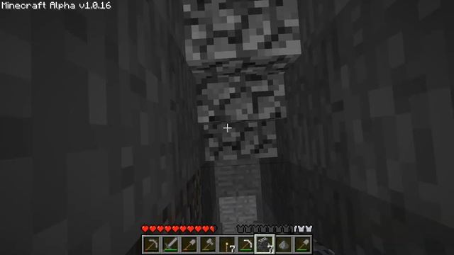 Minecraft: От Alpha до последней версии: Серия №6 "Весёлое" копание в шахте" (Alpha 1.0.16) смотреть онлайн