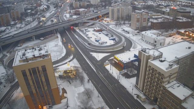 Москва - Нижегородская улица - веб камера 02.01.2020, 05:56