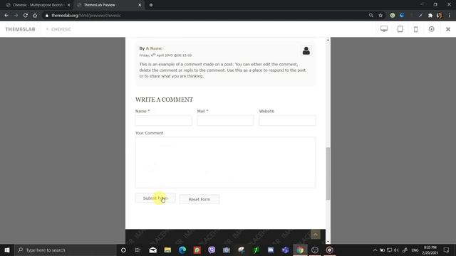 Chevesic: Multipurpose Bootstrap HTML Template смотреть онлайн