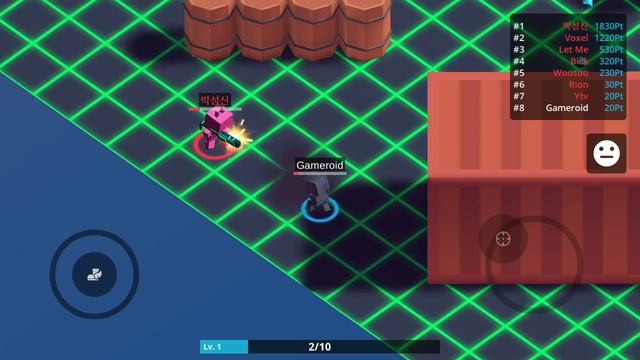 Stickman.io: the Warehouse Brawl - Pixel Cyberpunk (by Fire Shrike Games) - Android Gameplay HD смотреть онлайн