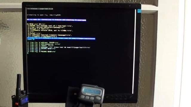 control Arduino pager via a Python script смотреть онлайн