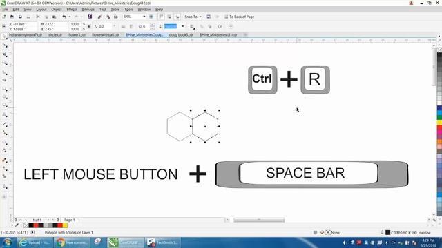 Corel Draw Tips & Tricks Ctrl R And More