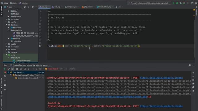 API using Test Driven Development | Laravel, PHP #2 смотреть онлайн