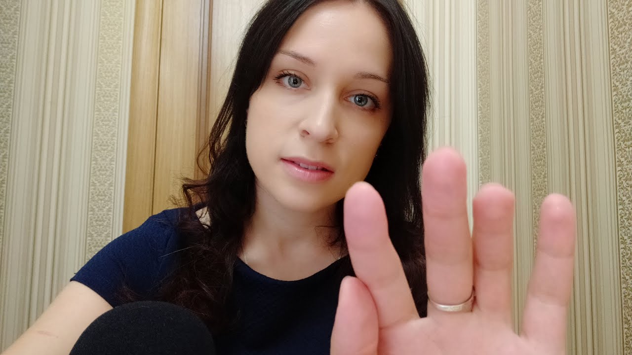 АСМР ВИЗУАЛЬНЫЙ МАССАЖ ЛИЦА  Шепот Прикосновения