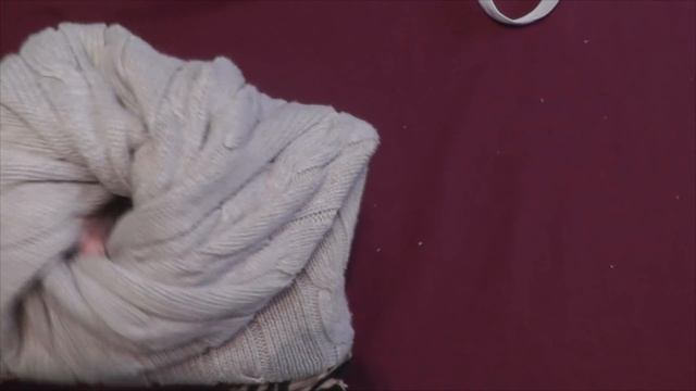 Шарф и шапка из свитера за 10 минут смотреть онлайн