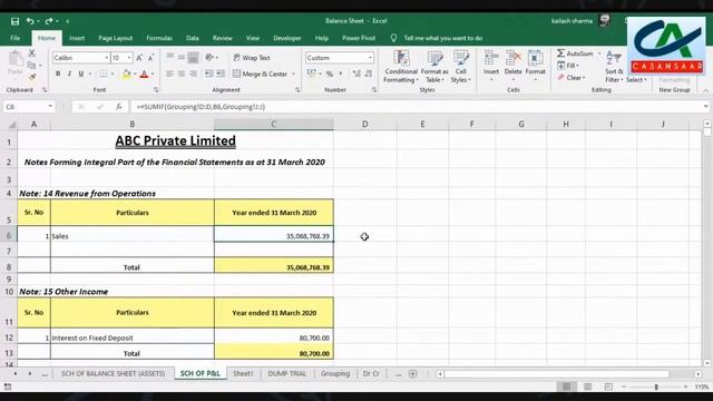 Automation of Financial Statements from Trial Balance using Excel Skills | Excel Tips and Tricks смотреть онлайн