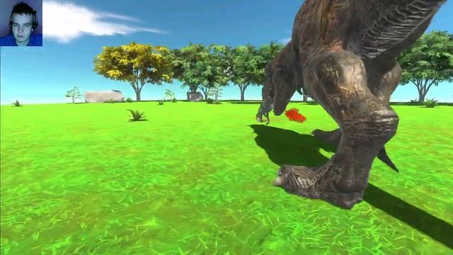 Велоцираптор Vs TRex  | Кто победит | Animal Revolt Battle Simulator