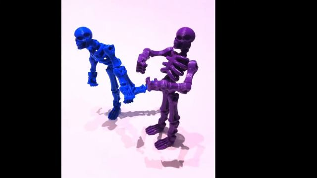 Tinkercad Skeletons 3D Printed Part 1