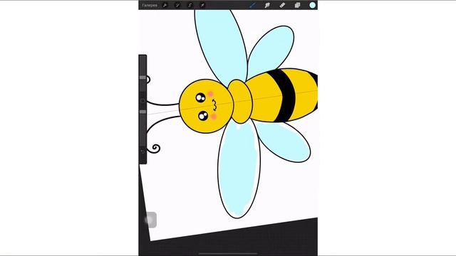 Как нарисовать пчелу / How to draw a bee смотреть онлайн
