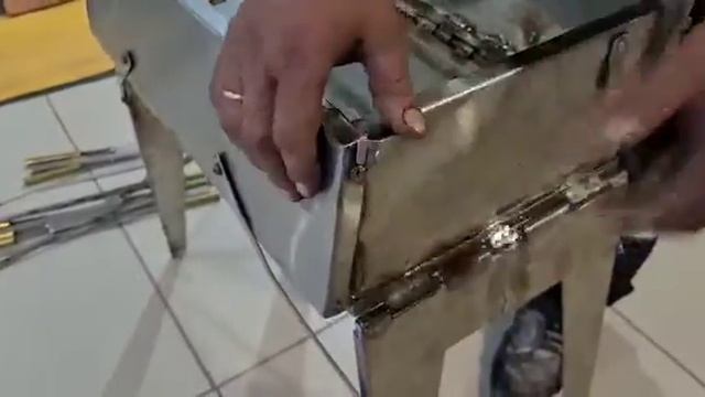 Полностью раскладной мангал своими руками смотреть онлайн