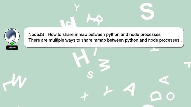 NodeJS : How to share mmap between python and node processes смотреть онлайн