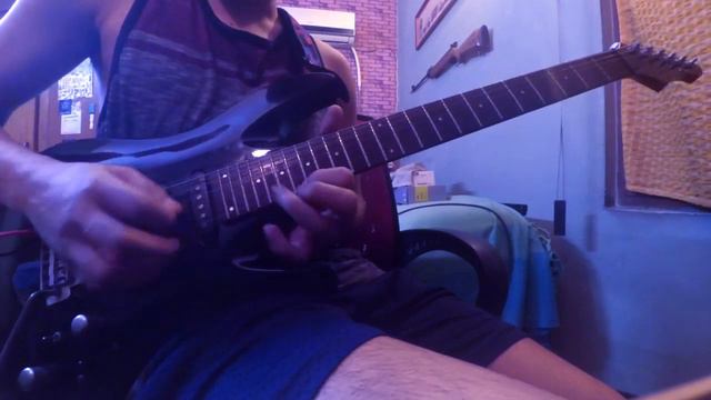 The Midnight - Daytona - Synth Solo (Guitar cover) смотреть онлайн
