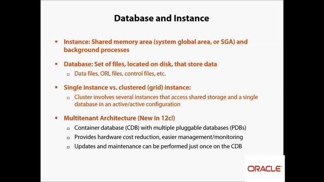 Introduction to Oracle 12C and Architecture | Class 1 | Tutorials for beginners смотреть онлайн