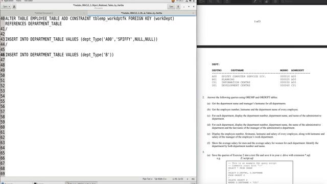 Sinhala Oracle Database Tutorial 3 - Inserting Types into tables смотреть онлайн