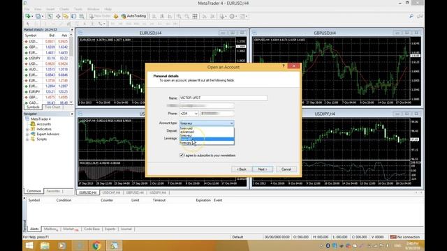 How To Download Install and Open a Demo Account on Metatrader 4 Platform смотреть онлайн
