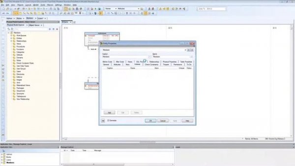 How to use external objects in Toad Data Modeler